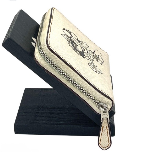 Coach x Disney Minnie Leather Zip Wallet WITH COACH DUSTBAG - NEW - Picture 13 of 16